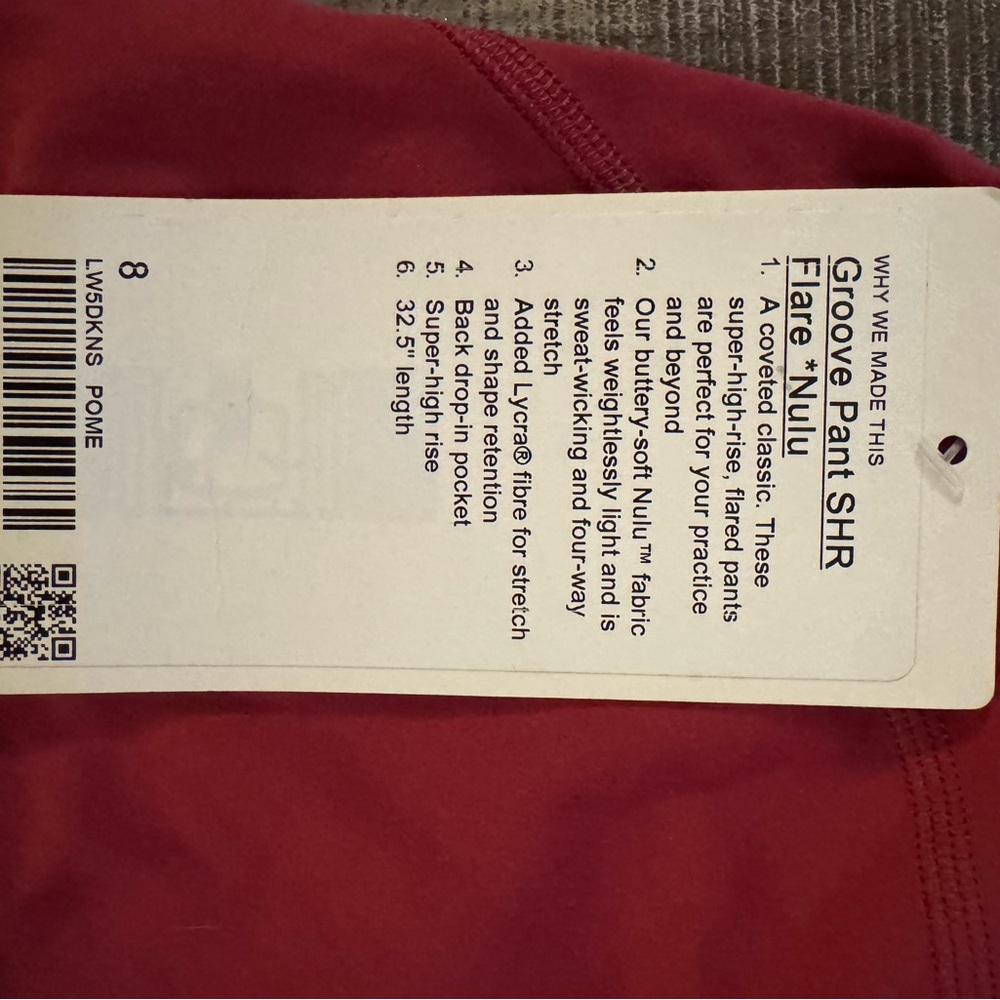 lululemon athletica Red Leggings - Picture 4 of 5